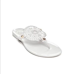 White Jack Rogers Georgica Jelly Sandal